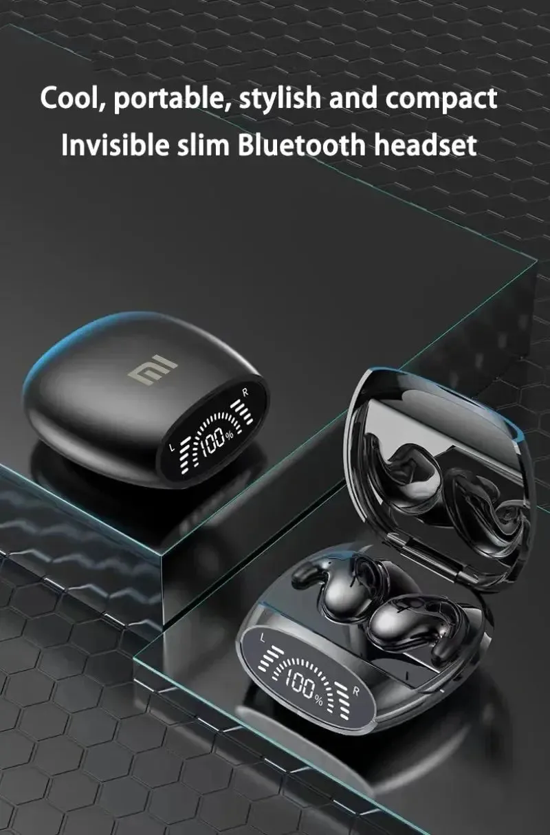 Xiaomi Sleep Invisible Earbuds 5.3 Tiny Headphones Bluetooth Sports Stereo Earphone Hidden Noise Cancelling Wireless Headsets