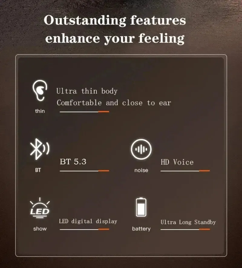Xiaomi Sleep Invisible Earbuds 5.3 Tiny Headphones Bluetooth Sports Stereo Earphone Hidden Noise Cancelling Wireless Headsets
