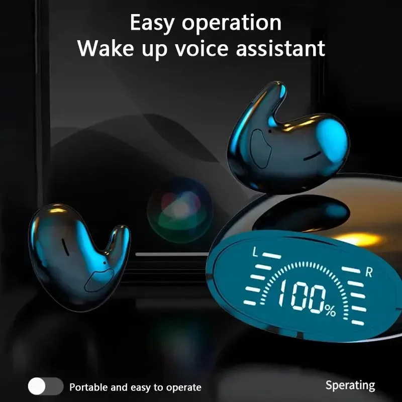 Xiaomi Sleep Invisible Earbuds 5.3 Tiny Headphones Bluetooth Sports Stereo Earphone Hidden Noise Cancelling Wireless Headsets