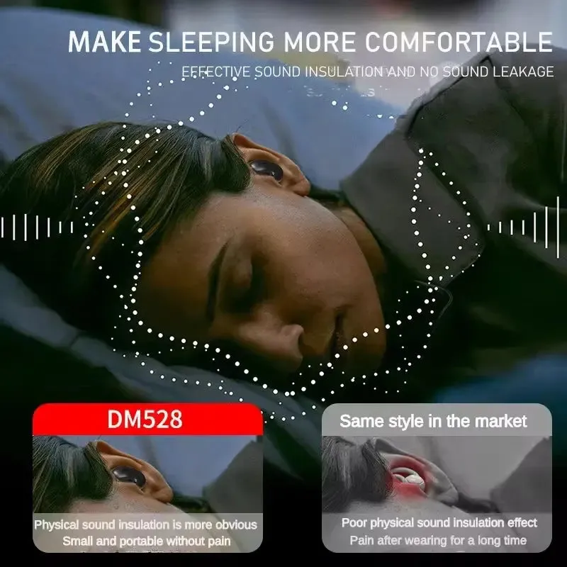Xiaomi Sleep Invisible Earbuds 5.3 Tiny Headphones Bluetooth Sports Stereo Earphone Hidden Noise Cancelling Wireless Headsets