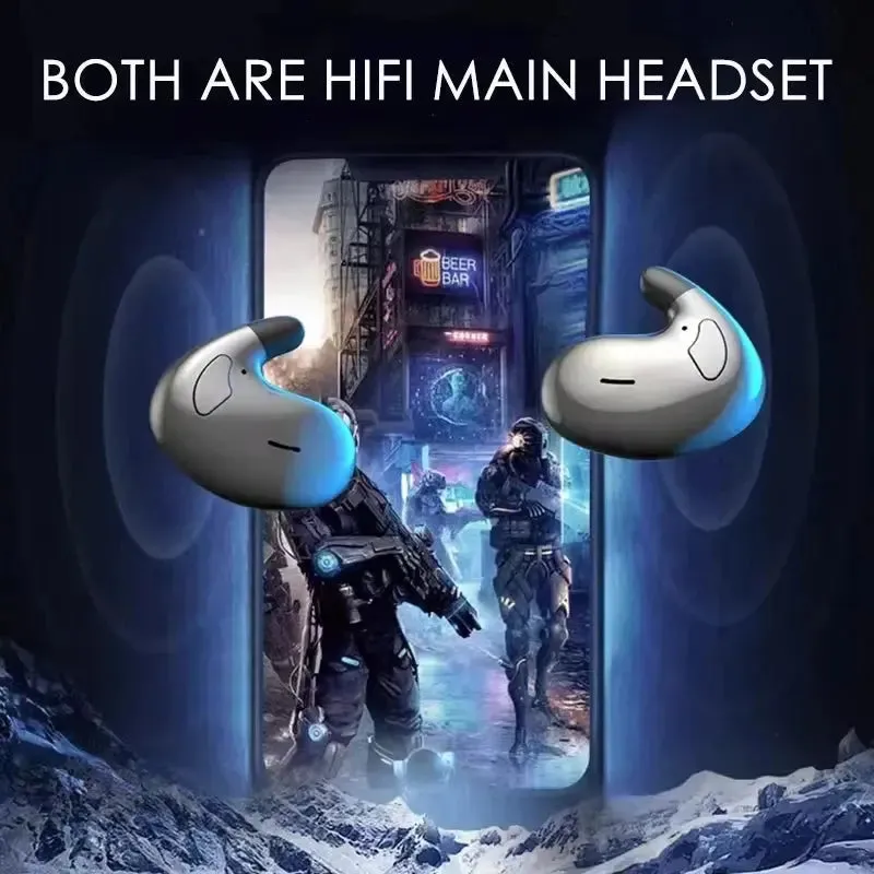 Xiaomi Sleep Invisible Earbuds 5.3 Tiny Headphones Bluetooth Sports Stereo Earphone Hidden Noise Cancelling Wireless Headsets