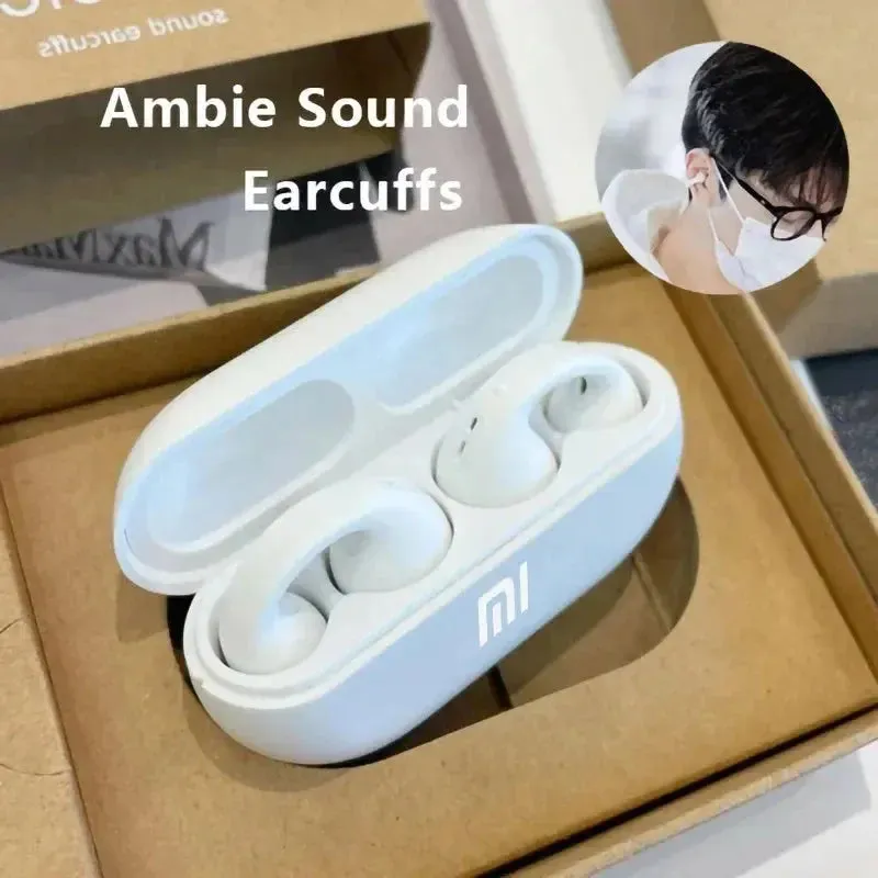 Xiaomi TWS Bluetooth Headphones Bone Conduction  Wireless Earbuds Open Ear Clip Headsets HiFi Sound Sport Earphones With Mic