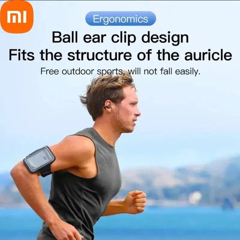 Xiaomi TWS Bluetooth Headphones Bone Conduction  Wireless Earbuds Open Ear Clip Headsets HiFi Sound Sport Earphones With Mic