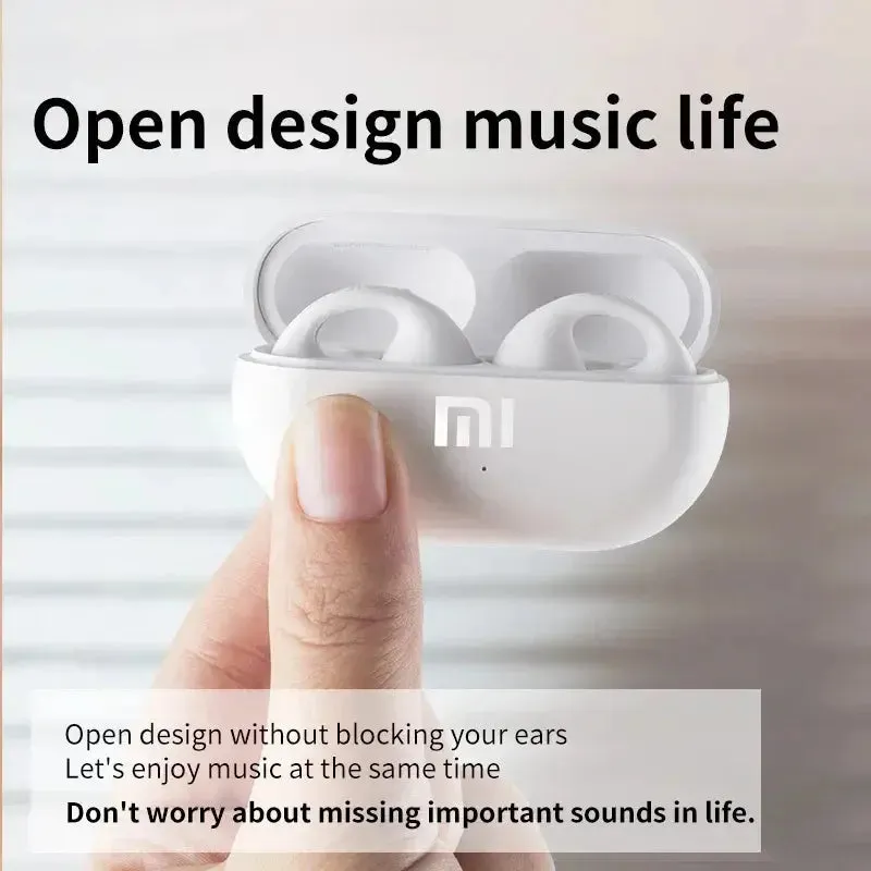 Xiaomi TWS Bluetooth Headphones Bone Conduction  Wireless Earbuds Open Ear Clip Headsets HiFi Sound Sport Earphones With Mic