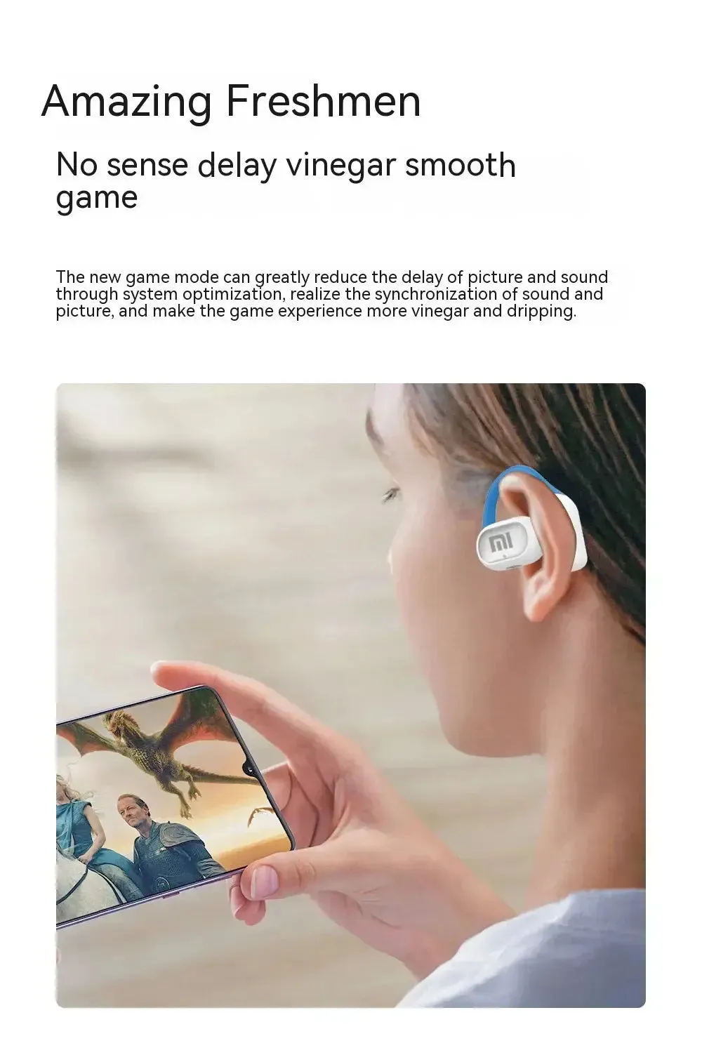 Xiaomi Wireless Headphones EarHook TWS HiFi Bluetooth 5.3 Headphones Sports Waterproof Headset Built-in Microphone